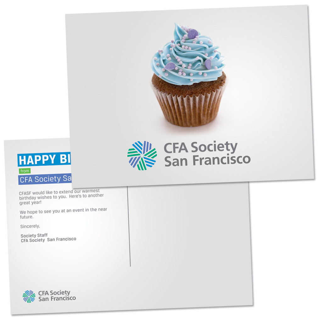 CFA Society Birthday Greeting Card